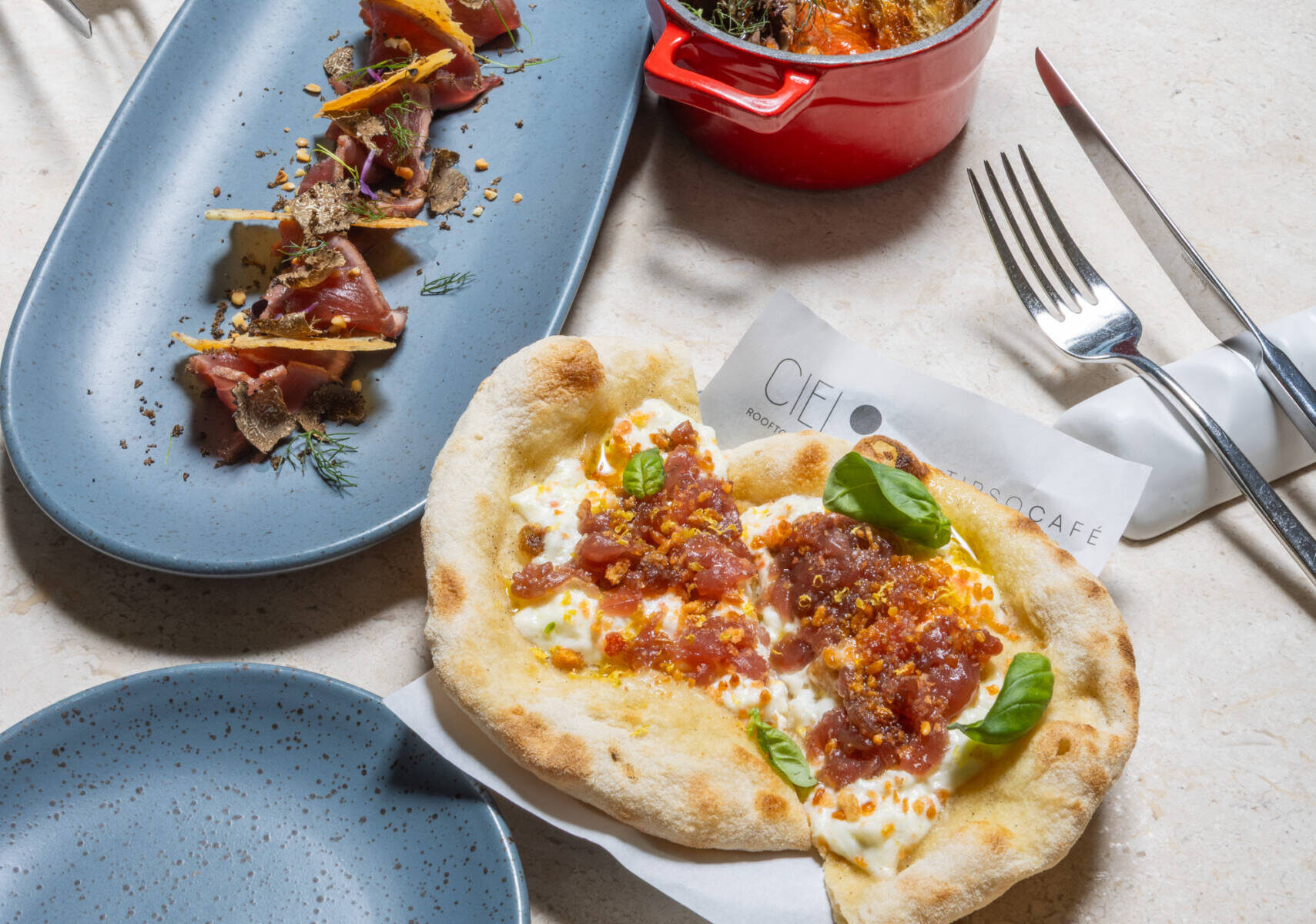 Ristorante_cielo_Cagliari_Ventresca_al_tartufo_Pizza_bacon_tonno_stracciatella_Buzzonaglia_pizzaiola_05w
